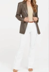 Spanx Skinny Flare High-rise Stretch-denim Jeans In White