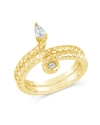 Sterling Forever Waverly Ring In Gold