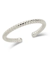 STERLING FOREVER STERLING SILVER ROPE OPEN BAND RING