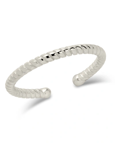 Sterling Forever Sterling Silver Rope Open Band Ring