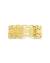 Sterling Forever Sterling Silver Intertwined Band Ring In Gold