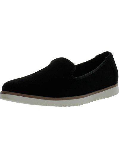 Clarks Serena Brynn Womens Slip On Solid Smoking Loafers In Black