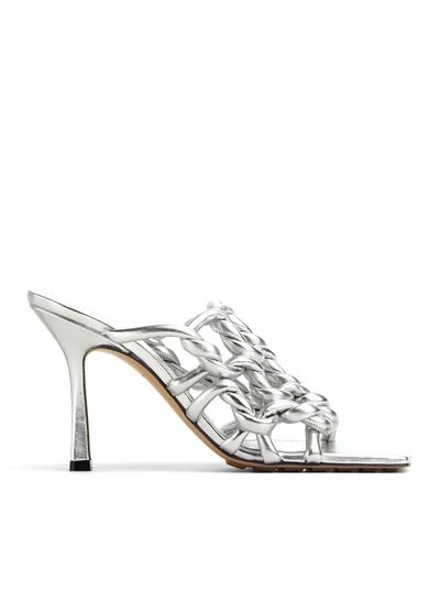 Bottega Veneta Stretch Sandal Reflection Weave