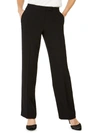 Kasper Womens Office Tab Waist Trouser Pants In Black