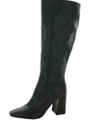 AQUA Womens Leather Square Toe Knee-High Boots