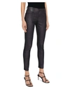 ADRIANO GOLDSCHMIED FARRAH WOMENS COATED HIGH RISE SKINNY PANTS