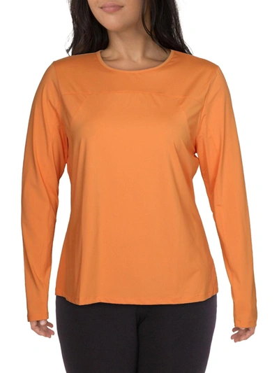 Fila Womens Tennis Fitness Shirts & Tops In Orange