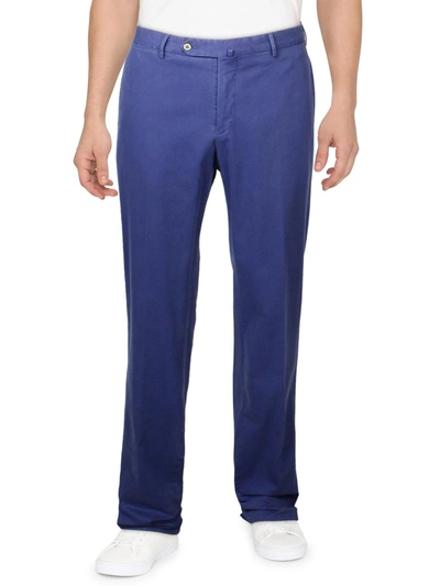 T.o. Mens Workwear Modern Fit Chino Pants In Blue