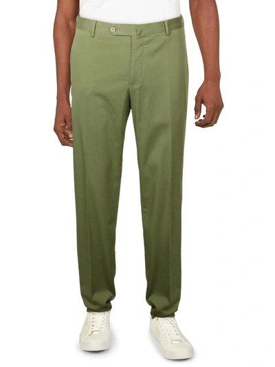 T.o. Mens Workwear Modern Fit Chino Pants In Green