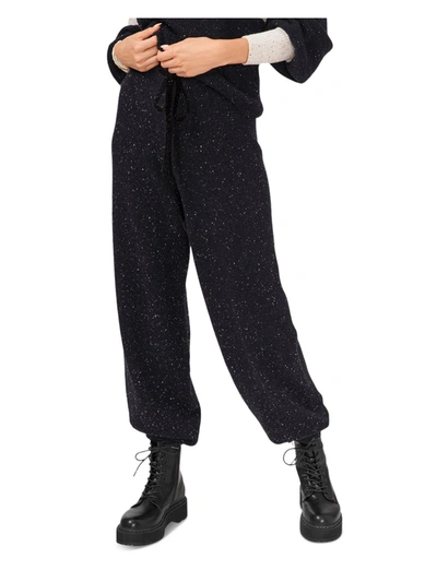 1.state Womens Drawstring Knit Jogger Pants In Black