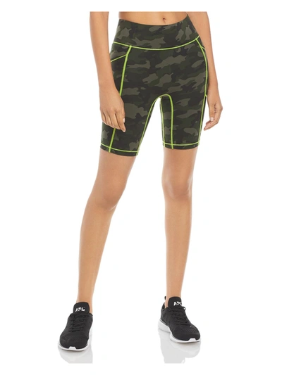 All Access Camouflage-print Stretch Shorts In Green