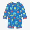 HATLEY BLUE JELLYFISH BABY SUN SUIT (UPF50+)