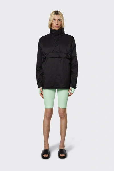 Rains Fuse Anorak Jacket In Black