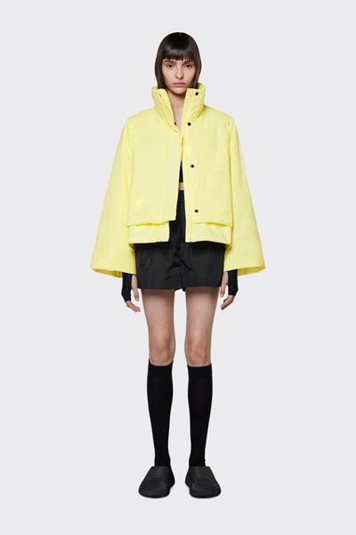 Rains Fuse W Jacket In Yellow