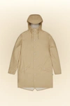 Rains Long Jacket In Sand