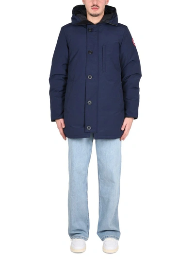 Canada Goose Chateau羽绒派克大衣 In Navy
