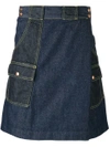GANRYU 裹身设计短裤,ESP01411938206