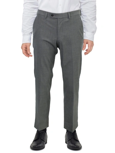 Vince Camuto Mens Slim Fit Stretch Dress Pants In Grey