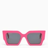 OFF-WHITE FUCHSIA CATALINA SUNGLASSES