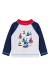 LITTLE ME KIDS' BOAT LONG SLEEVE RASHGUARD