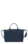 LONGCHAMP MEDIUM LE PLIAGE LEATHER SHOULDER TOTE