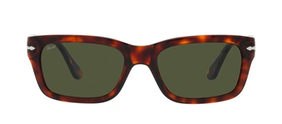 Persol 0po3301s 24/31 Rectangle Sunglasses In Green