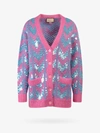 Gucci Multicolor Sequined Chevron-knit Cardigan In Multicolor