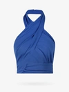 Balmain Synthetic Fibers T-shirt In Blue