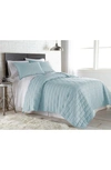 Southshore Fine Linens Premium Collection Vilano Brickyard Quilt Set In Sky Blue