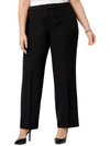Kasper Plus Size Blazer Printed Cowl Neck Top Modern Dress Pants In Black