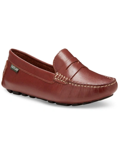 Eastland Patricia Womens Leather Slip On Loafers In Brown