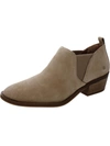 LUCKY BRAND FALLO WOMENS SUEDE SLIP ON ANKLE BOOTS