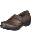 Easy Street Origin Womens Faux Leather Embossed Clogs In Multi