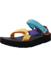 Teva Midform Universal Womens Woven Ankle Strap Sport Sandals In Multi