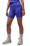 Jordan Sport Bike Shorts In Lapis/ Barely Grape