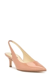 Nine West Women's Feather Slingback Stiletto Pumps In Light Natural 110