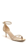 Sam Edelman Peonie Square Toe Sandal In Gold Leaf