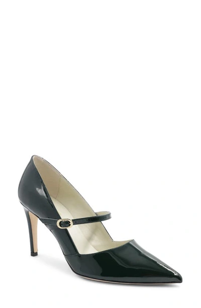 Bruno Magli Gemma Mary Jane Pump In Emerald Patent