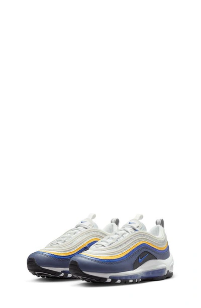 Nike Kids' Air Max 97 Sneaker In White/ Blue/ Orange/ Blue