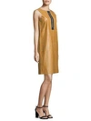 LAFAYETTE 148 Ashby Leather Shift Dress