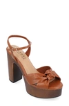 Journee Collection Tru Comfort Foam Lorrica Platform Sandal In Cognac