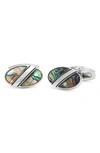 CLIFTON WILSON MOTHER-OF-PEARL CUFF LINKS