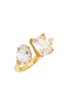Ben Oni Brittany Adjustable Ring In Gold