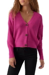Vero Moda Lea V-neck Cardigan In Pink Yarrow