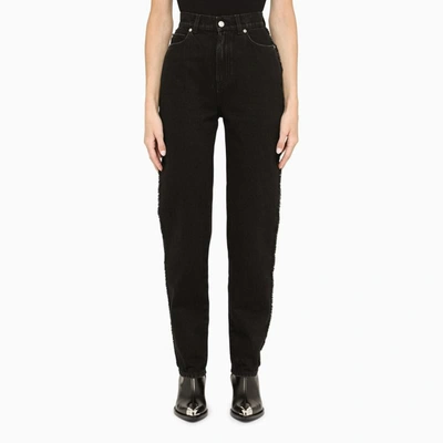 Alexander Mcqueen Boyfriend Fit Jeans In Black