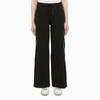 Moose Knuckles Malibu Logo Plaque Drawstring Pants In Black