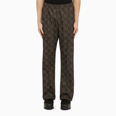 Needles Brown Printed Sports Trousers