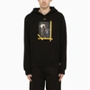 Off-white Fw21 Pattern Alphabet Printing Drawstring Pullover Version Black