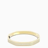 Swarovski Dextera Pave Octagon Bangle Bracelet In Gold Tone In Metal
