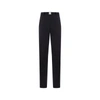 Givenchy Side Pleat Tailored Trousers In Black